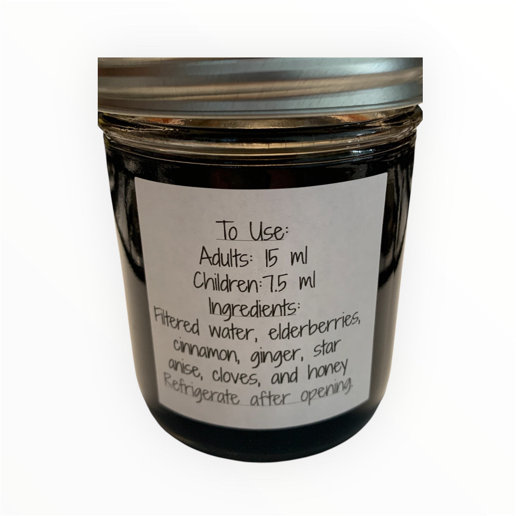 Organic Elderberry Syrup 8oz